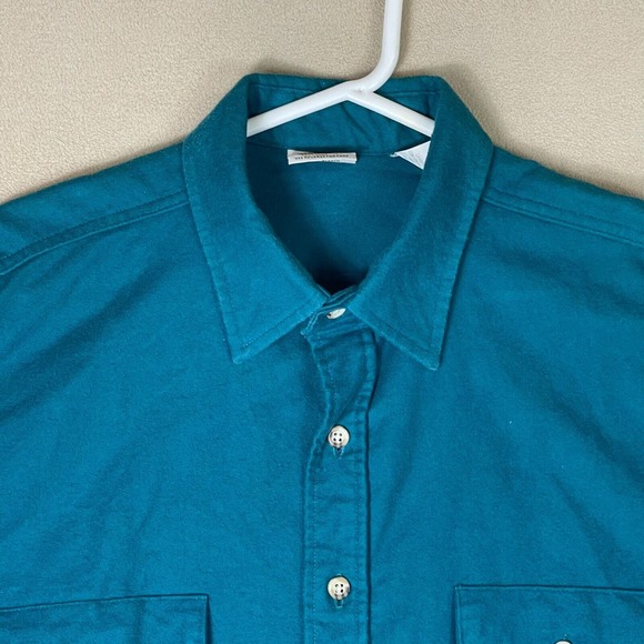 Vintage Five Brother Shirt Adult Extra Large Tall Blue Long Sleeve Button Up Men - Picture 2 of 11